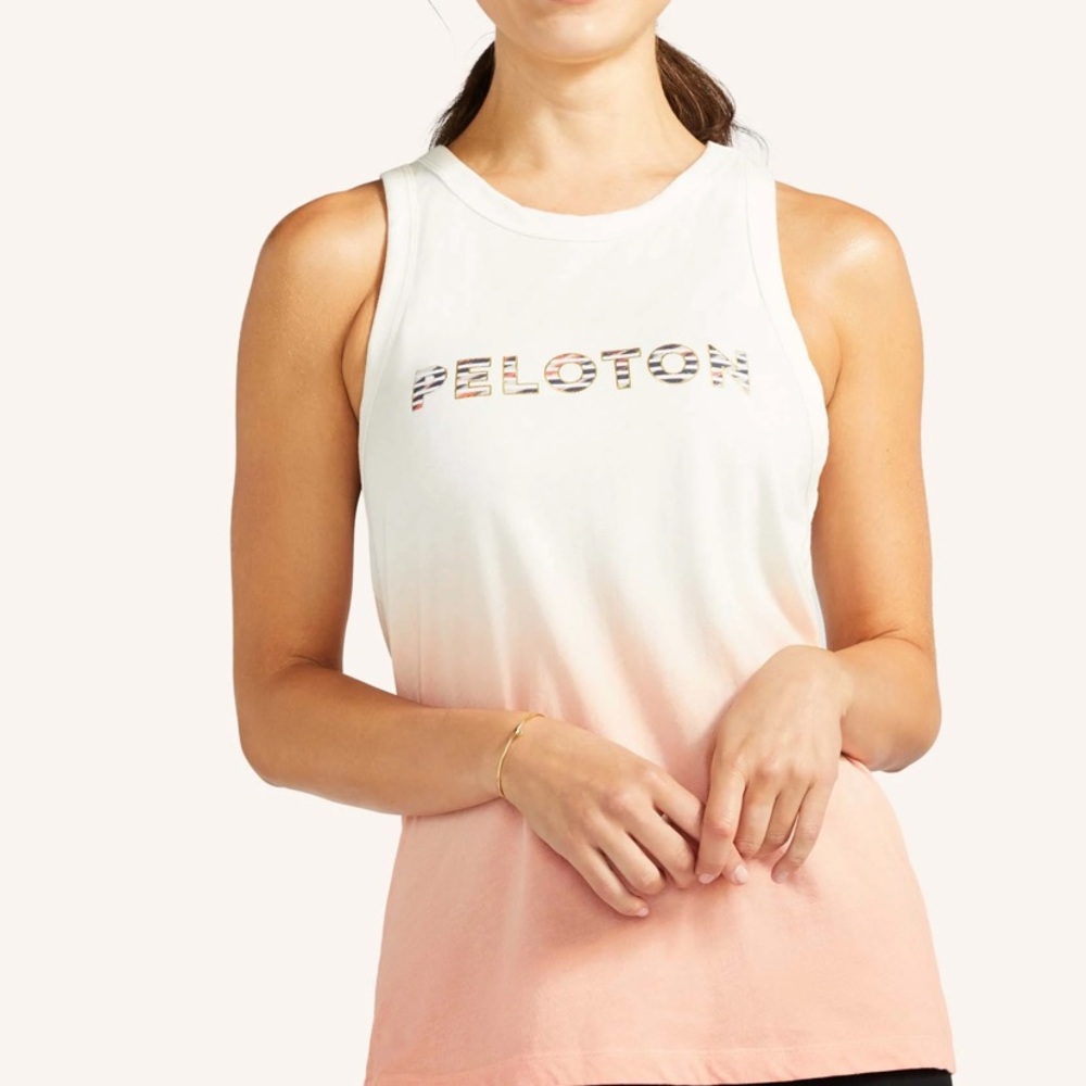 Peloton racer back tank